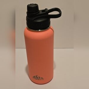 HydraPeak Coral 32 oz Wide Mouth Water Bottle USED ONCE  Excellent Condition